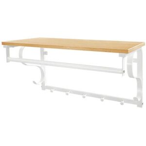 Vasagle LCR11WY Wandmontierter Garderobenständer mit 5 Haken Vasagle LCR11WY Wandmontierter Garderobenständer mit 5 Haken