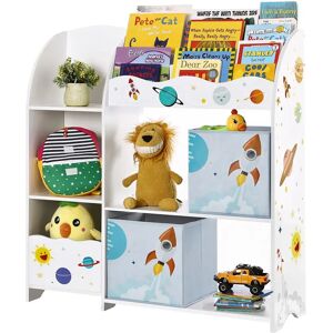 Songmics Children's Toy & Book Organizer - Multi-Functional Storage Unit - White Songmics Children's Toy & Book Organizer - Multi-Functional Storage Unit - White