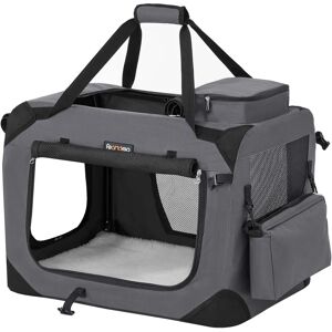 Pet Carrier - Foldable, Mesh Window, Fluffy Rug - 60x42x42 cm Pet Carrier - Foldable, Mesh Window, Fluffy Rug - 60x42x42 cm