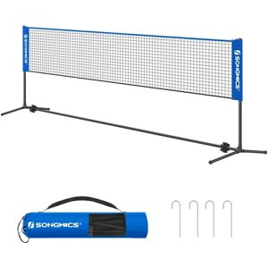 SONGMICS 5m Azul ajustável rede de badminton e tênis SONGMICS 5m Azul ajustável rede de badminton e tênis