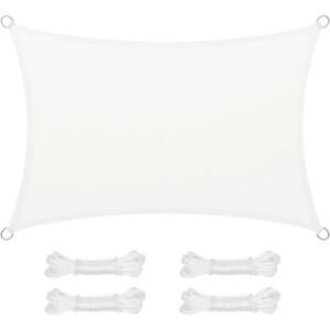 SONGMICS Branco 2x3m À prova d'água Toldo de Sol - Proteção solar SONGMICS Branco 2x3m À prova d'água Toldo de Sol - Proteção solar