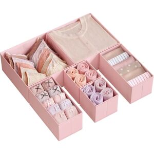 SONGMICS Brand Model - Foldable Drawer Organizers for Clothes SONGMICS Brand Model - Foldable Drawer Organizers for Clothes