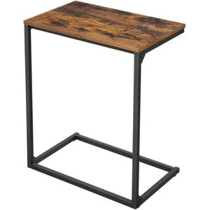 VASAGLE Tavolino Rustico Piccolo - Tavolino, end table, tavolo per laptop per divano o letto VASAGLE Tavolino Rustico Piccolo - Tavolino, end table, tavolo per laptop per divano o letto