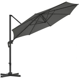 SONGMICS Beige Garden Parasol - Garden, 360° Rotation, UPF 50+, Adjustable Tilt SONGMICS Beige Garden Parasol - Garden, 360° Rotation, UPF 50+, Adjustable Tilt
