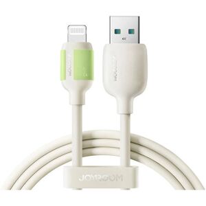 Cable de datos de carga rápida Joyroom 3A USB-A a Lightning - 1.2m - Beige Cable de datos de carga rápida Joyroom 3A USB-A a Lightning - 1.2m - Beige