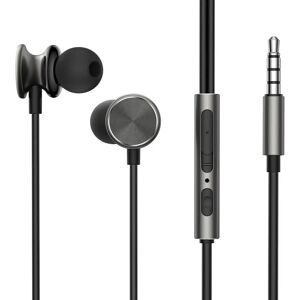 Joyroom JR-EW03 Kablede In-Ear Hovedtelefoner - Mørkegrå Joyroom JR-EW03 Kablede In-Ear Hovedtelefoner - Mørkegrå