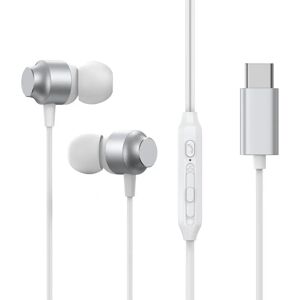 Ecouteurs Joyroom JR-EC06 Argentés filaires In-Ear Ecouteurs Joyroom JR-EC06 Argentés filaires In-Ear