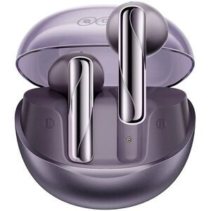 QCY AilyBuds Clear T32 - Violet, drivers de 13 mm, 4 microphones avec ENC, Bluetooth 5.3 - Publicité QCY AilyBuds Clear T32 - Violet, drivers de 13 mm, 4 microphones avec ENC, Bluetooth 5.3 - Publicité