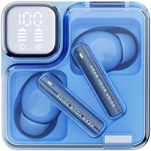 Fones de ouvido QCY Neo T31 - Bluetooth 5.3, 24h de reprodução, Azul Fones de ouvido QCY Neo T31 - Bluetooth 5.3, 24h de reprodução, Azul