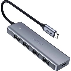 Ugreen Hub USB-C - 4x USB 3.2 Gen 1, USB-C, Gris - Concentrateur - Publicité Ugreen Hub USB-C - 4x USB 3.2 Gen 1, USB-C, Gris - Concentrateur - Publicité