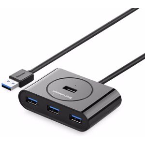 Ugreen 20291 4-Port USB 3.0 Hub - Black Ugreen 20291 4-Port USB 3.0 Hub - Black