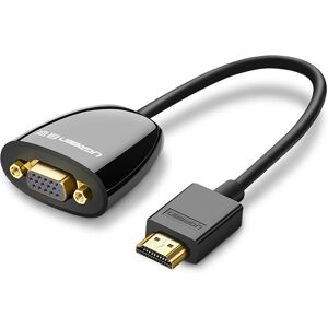 Adaptateur HDMI à VGA Ugreen - Sans audio - 25cm - Convertisseur vidéo - Publicité Adaptateur HDMI à VGA Ugreen - Sans audio - 25cm - Convertisseur vidéo - Publicité