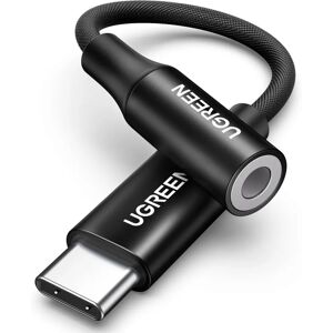 Ugreen USB-C til 3,5mm adapterkabel - Sort Ugreen USB-C til 3,5mm adapterkabel - Sort