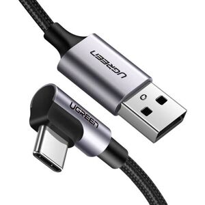 Cablu USB Ugreen 5m USB 2.0 Tip-C - Reversibil, Unghiular, Încărcare rapidă Cablu USB Ugreen 5m USB 2.0 Tip-C - Reversibil, Unghiular, Încărcare rapidă