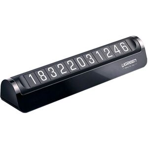 Targa Numero Auto Ugreen Nera - Cartello Parcheggio per Numero di Telefono Targa Numero Auto Ugreen Nera - Cartello Parcheggio per Numero di Telefono