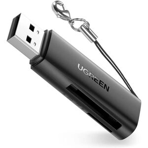 Ugreen Marque Lecteur de Cartes 2-en-1 USB 3.0 SD Micro SD - Noir Ugreen Marque Lecteur de Cartes 2-en-1 USB 3.0 SD Micro SD - Noir