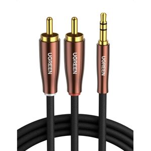 Ugreen AV170 2x RCA Kábel - 2m Fekete Ugreen AV170 2x RCA Kábel - 2m Fekete