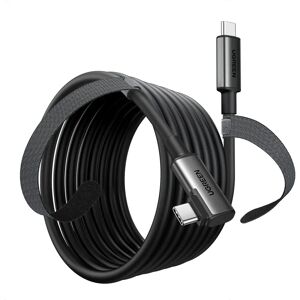 Kabel USB-C na USB-C UGREEN - 5m, Czarny, Obsługuje 60W Ładowanie Kabel USB-C na USB-C UGREEN - 5m, Czarny, Obsługuje 60W Ładowanie