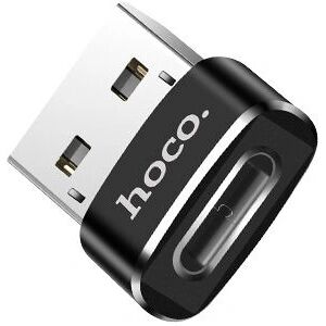 Adaptateur USB-C vers USB-A Hoco UA6 - Noir - Publicité Adaptateur USB-C vers USB-A Hoco UA6 - Noir - Publicité