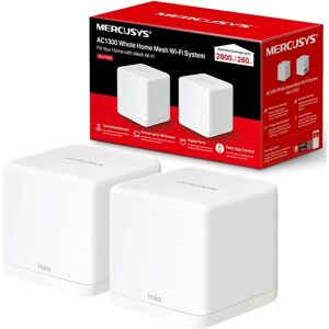 Mercusys H30G 2-pack Mesh Wi-Fi System - White Mercusys H30G 2-pack Mesh Wi-Fi System - White