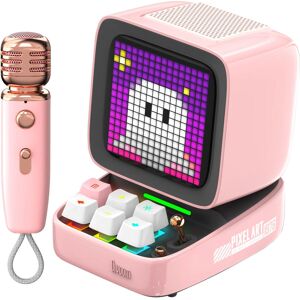 Altoparlante portatile Divoom Ditoo-Mic Mini Rosa 15 W Altoparlante portatile Divoom Ditoo-Mic Mini Rosa 15 W