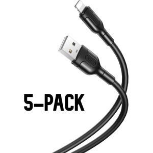 XO XO NB212 - USB Lightning-kaapeli - 1m - Musta - Nopea lataus XO XO NB212 - USB Lightning-kaapeli - 1m - Musta - Nopea lataus