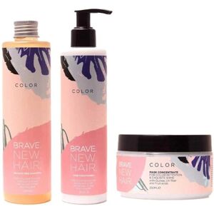 3-pack Brave. New. Hair. Fargeshampoo + Balsam + Maske 3-pack Brave. New. Hair. Fargeshampoo + Balsam + Maske