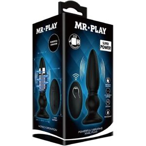 MR PLAY Plug Anal - 12 Fonctions de Vibration - Télécommande - Publicité MR PLAY Plug Anal - 12 Fonctions de Vibration - Télécommande - Publicité