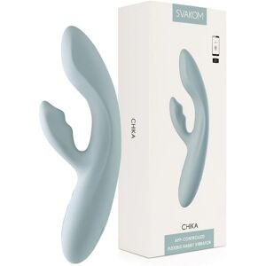 Vibromasseur controlat de aplicație Svakom Chika - stimulatoare G-punct și clitoris 18,5cm Vibromasseur controlat de aplicație Svakom Chika - stimulatoare G-punct și clitoris 18,5cm