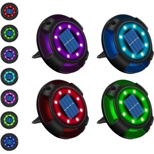 YMYNY - 12LED Solar Light - 7 colores - Luz solar de suelo YMYNY - 12LED Solar Light - 7 colores - Luz solar de suelo