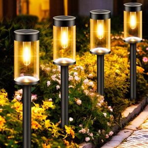 Ymyny - GardenExteriorLights4Pack - Blanco cálido 3000K - IP44 solar - Iluminación de jardín exterior Ymyny - GardenExteriorLights4Pack - Blanco cálido 3000K - IP44 solar - Iluminación de jardín exterior