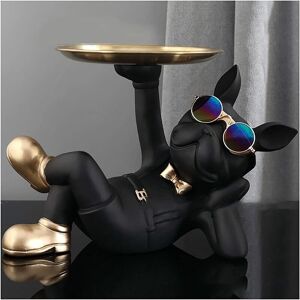 Ymyny - French Bulldog Statue - Negro - Estatua decorativa Ymyny - French Bulldog Statue - Negro - Estatua decorativa