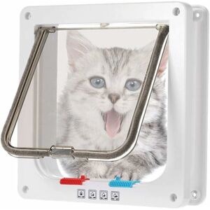 YMYNY Microchip Cat Flap - White - Medium - Tapa para gatos YMYNY Microchip Cat Flap - White - Medium - Tapa para gatos