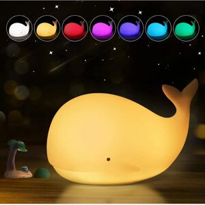 YMYNY - Crediri - Forma de Ballena - Luz Nocturna de Silicona YMYNY - Crediri - Forma de Ballena - Luz Nocturna de Silicona