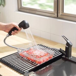 Ymyny - Grifo de cocina Crediri - Negro - 360° Giro - Kitchen Faucet Ymyny - Grifo de cocina Crediri - Negro - 360° Giro - Kitchen Faucet