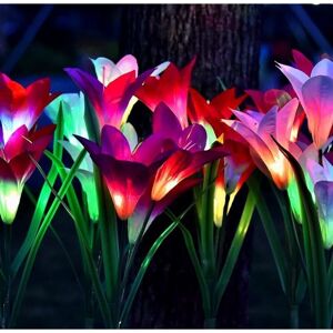 YMYNY - Crediri - 4-pack - 16 flores de lirio - Lamps for outdoor use YMYNY - Crediri - 4-pack - 16 flores de lirio - Lamps for outdoor use