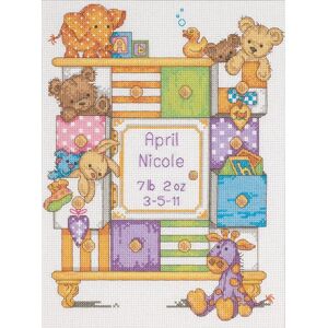 Unknown - Birth Record - 23x30 cm - kit punto croce Unknown - Birth Record - 23x30 cm - kit punto croce