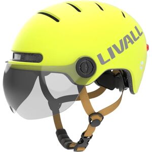 Gult hjälm Livall L23 - 54-58cm med LED/SOS-lins Gult hjälm Livall L23 - 54-58cm med LED/SOS-lins