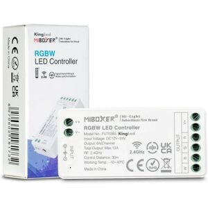 Contrôleur LED RGBW 12/24V Wi-Fi RF MiBoxer - Publicité Contrôleur LED RGBW 12/24V Wi-Fi RF MiBoxer - Publicité
