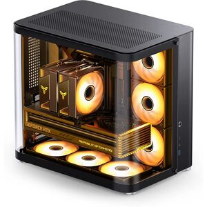 Jonsbo TK-2 2.0 Midi Tower - Glas - Zwart Jonsbo TK-2 2.0 Midi Tower - Glas - Zwart