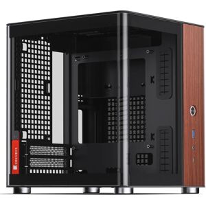 Jonsbo Black Walnut Mini-ITX Case - Tempered Glass - Support up to 4 Fans Jonsbo Black Walnut Mini-ITX Case - Tempered Glass - Support up to 4 Fans