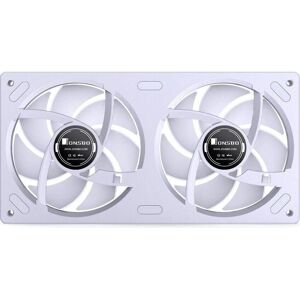 Ventilateur PC Jonsbo ZB-240 Infinity Mirror ARGB PWM 240mm Blanc Ventilateur PC Jonsbo ZB-240 Infinity Mirror ARGB PWM 240mm Blanc