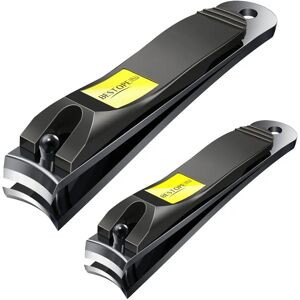 BESTOPE Nail Clippers 2PCs Nail Cutter Set Stainless Steel Fingernails Toenails - Nail Clippers Set BESTOPE Nail Clippers 2PCs Nail Cutter Set Stainless Steel Fingernails Toenails - Nail Clippers Set