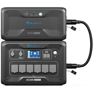 Bluetti B300 Tragbares Kraftwerk - 12288Wh - 3000W - Schwarz Bluetti B300 Tragbares Kraftwerk - 12288Wh - 3000W - Schwarz