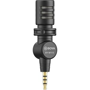 BOYA BY-M110 Mikrofon - Omnidirekcionális, 3,5mm TRRS - Fekete BOYA BY-M110 Mikrofon - Omnidirekcionális, 3,5mm TRRS - Fekete