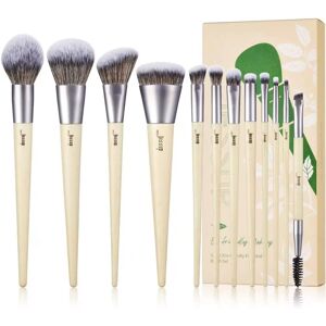 Ensemble de Pinceaux de Maquillage Écologiques Jessup - 12 Pièces - Publicité Ensemble de Pinceaux de Maquillage Écologiques Jessup - 12 Pièces - Publicité