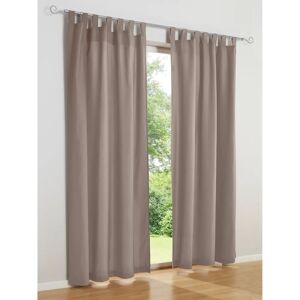 HEINE HOME Taupe Mikrofaser Gardinen - Blickdicht 2er-Set HEINE HOME Taupe Mikrofaser Gardinen - Blickdicht 2er-Set