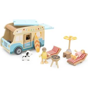 Camper en Bois avec Accessoires - Véhicule Jouet - Publicité Camper en Bois avec Accessoires - Véhicule Jouet - Publicité