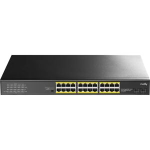 Switch di rete Cudy GS1028PS2 Gigabit Ethernet - PoE Nero Switch di rete Cudy GS1028PS2 Gigabit Ethernet - PoE Nero