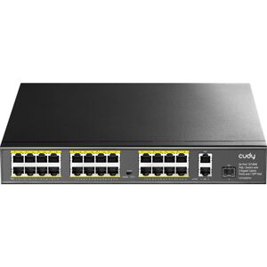 Cudy FS1026PS1 Netwerkswitch - Gigabit Ethernet PoE - Zwart Cudy FS1026PS1 Netwerkswitch - Gigabit Ethernet PoE - Zwart